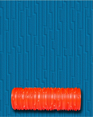 Фактурный валик для декоративной штукатурки с эффектом "Матрица" 253 (180 мм)